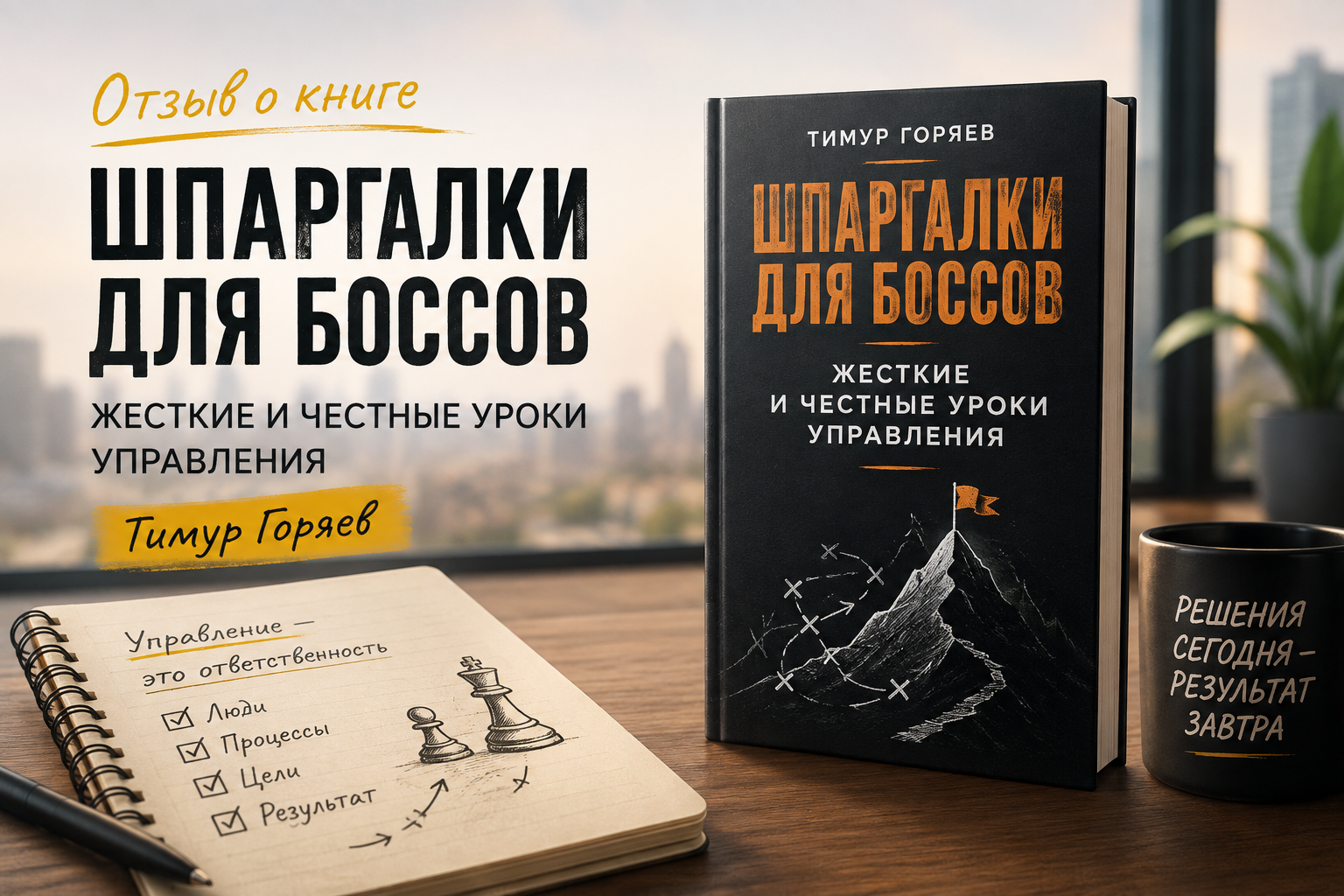 Отзыв на книгу «Шпаргалки для боссов. Жесткие и честные уроки управления, которые лучше выучить на чужом опыте»